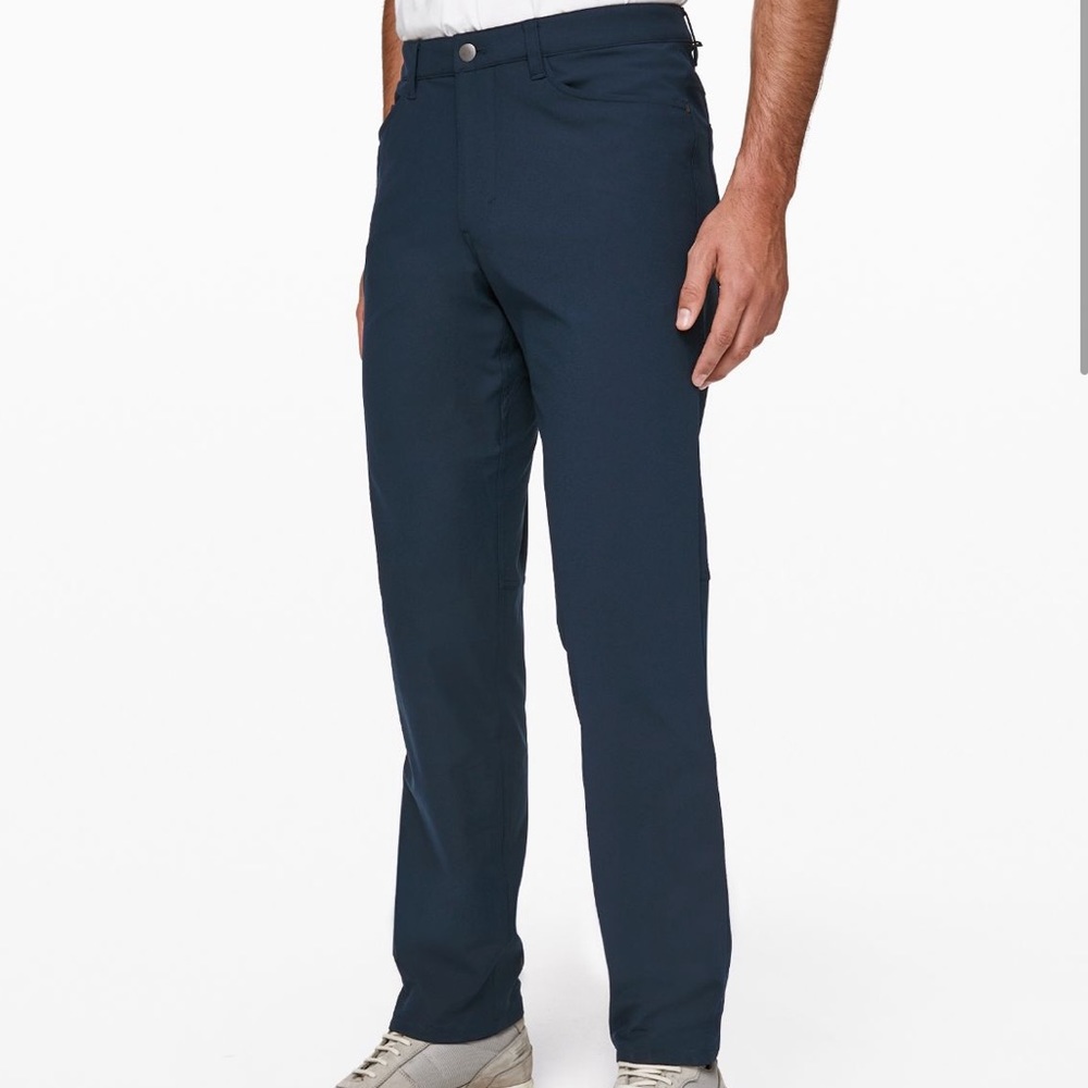 Mens Lululemon ABC pant slim navy